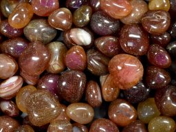 Exotic Pebble Ruby Red Onyx